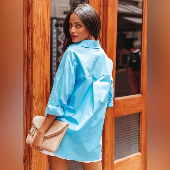 NWT Vici La Brisa Button Up Cotton Top |Size XL - Picture 3 of 4